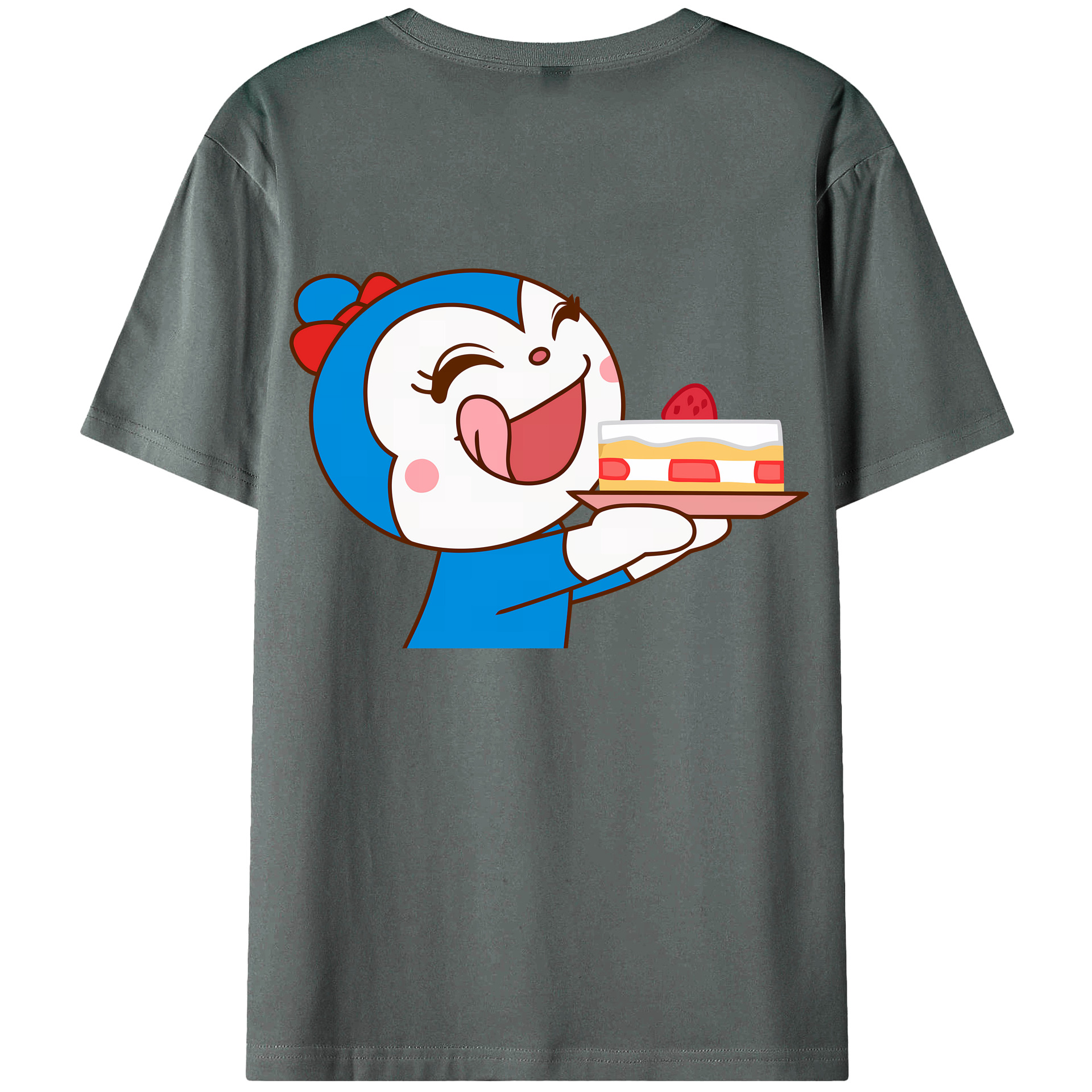 （画像用） アンパンマン Anpanman 綿100％ メンズ半袖Tシャツ（バックプリント） 通気性